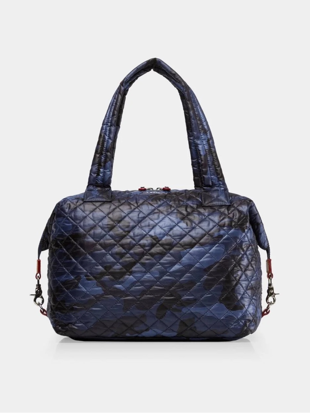 MZ WALLACE • Sutton Large Deluxe bag crossbody blue camo travel